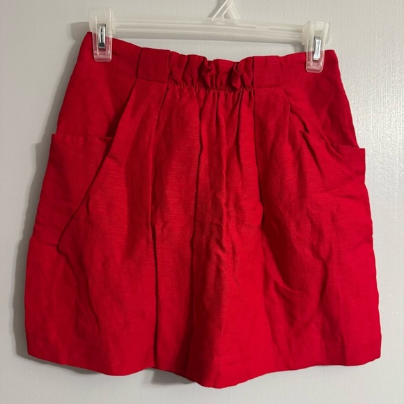 Forever 21 Red Pleated Mini Skirt Size XS - Picture 7 of 12